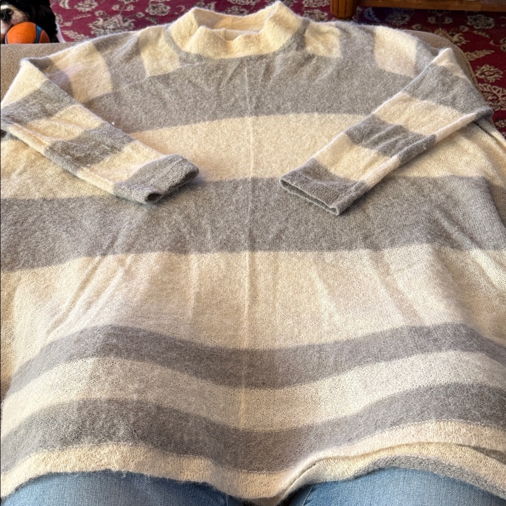Free People Oversized Sweater Pullover One Size (TD)